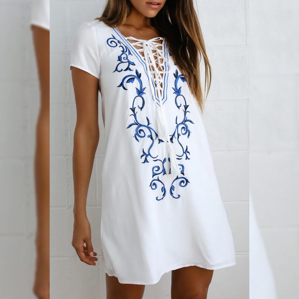 Lulus White Mini Dress - Picture 10 of 15